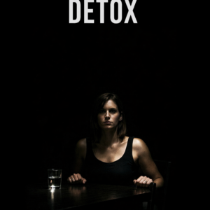 Toxic relationship detox concept showing woman sitting alone in emotional abuse recovery moment
